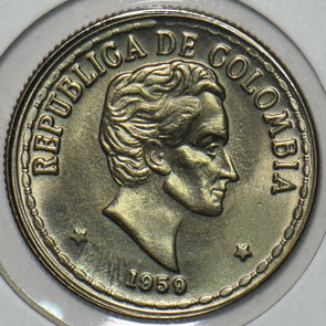 Colombia 1959 20 Centavos Eagle animal 196014 combine shipping