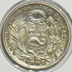 Peru 1900 Dinero 295734 combine shipping