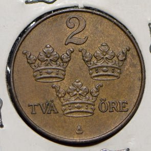 Sweden 1909 2 Ore  290142 combine shipping