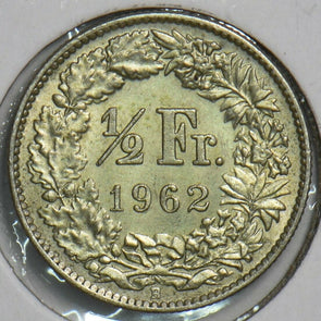 Switzerland 1962 1/2 Franc 298060 combine shipping