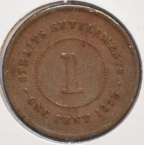 Straits Settlements 1875 Cent 193480 combine shipping