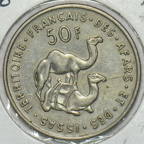 French Colonies 1970 50 Francs Camel animal Afars & Issas 196924 combine shippin