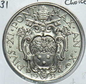 Vatican 1931 Lire Ch BU 299139 combine shipping