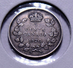 CA0107 Canada 1920 5 Cents combine shipping