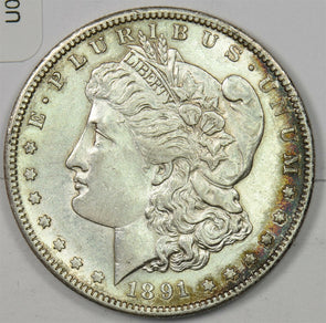 1891-S Morgan Dollar Silver Choice AU/UNC U0406
