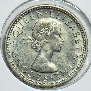 New Zealand 1963 6 Pence Bird animal 197899 combine shipping