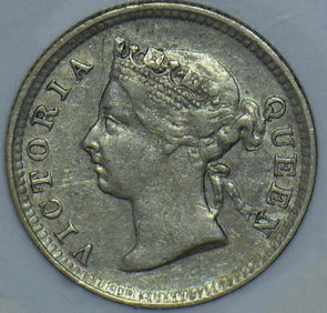 Straits Settlements 1895 Queen Victoria 5 Cents 290534 combine shipping