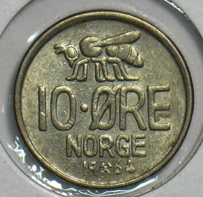 Norway 1964 10 Ore Bee animal 904042 combine shipping