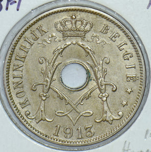 Belgium 1913 25 Centimes  290372 combine shipping