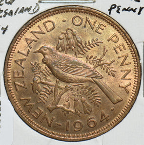New Zealand 1964 Penny Tui Bird 198922 combine shipping