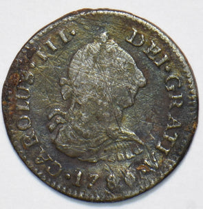 Mexico 1780 1/2 Real Lion animal Carolus III 293448 combine shipping