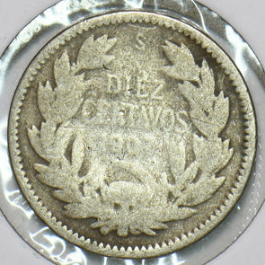 Chile 1907 10 Centavos 152697 combine shipping