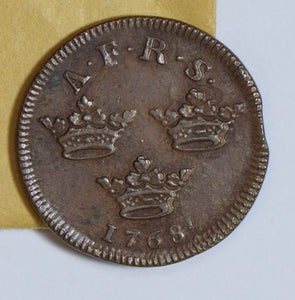 Sweden 1768 Pollet rare in this grade S0198 combine shipping