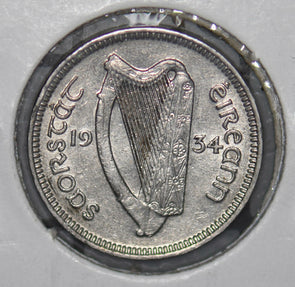 Ireland 1934 3 Pence  290053 combine shipping