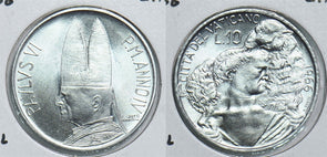 Vatican 1966 10 Lire 299104 combine shipping