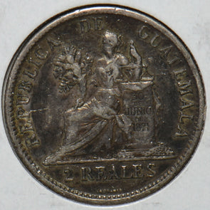 Guatemala 1898 2 Reales 195765 combine shipping