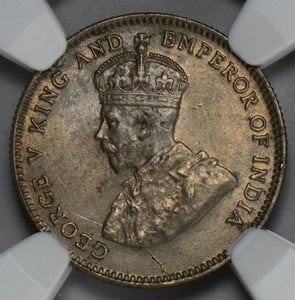 NG0193 Hong Kong 1935  10 Cents NGC MS 64 combine shipping