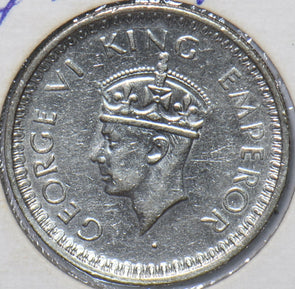 British India 1944 1/2 Rupee 194483 combine shipping