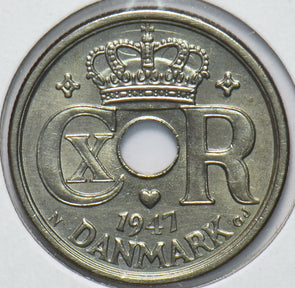 Denmark 1947 25 Ore 192500 combine shipping
