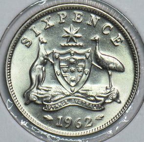 Australia 1962 6 Pence 241112 combine shipping