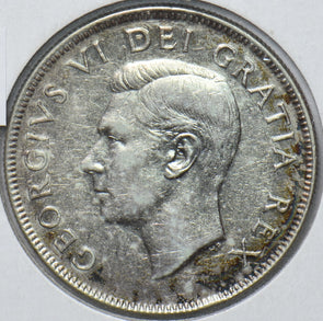 Canada 1950 50 Cents Lion animal Horse No lines in 1950 150604 combine shipping