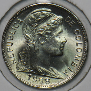 Colombia 1958 Centavo 196025 combine shipping