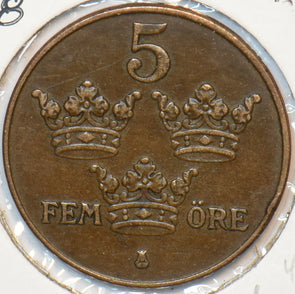 Sweden 1938 5 Ore 194192 combine shipping