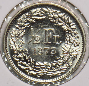 Switzerland 1973 1/2 Franc 198985 combine shipping