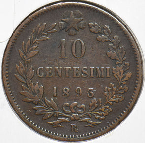 Italy 1893 10 Centesimi  191817 combine shipping