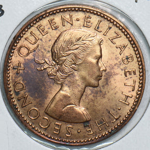 New Zealand 1963 1/2 Penny 198903 combine shipping