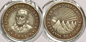 Nicaragua 1952 5 Centavos 199038 combine shipping