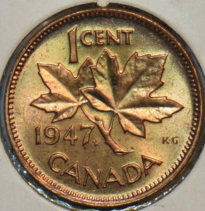 Canada 1947 ML Cent BU 297533 combine shipping