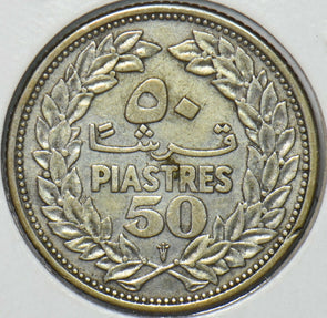 Lebanon 1952 50 Piastres 151247 combine shipping