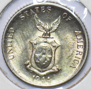 Philippines 1944 D 20 Centavos Eagle animal BU 294921 combine shipping