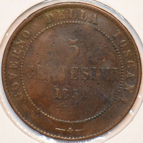 Italian States 1859 5 Centesimi One year type 902806 combine shipping