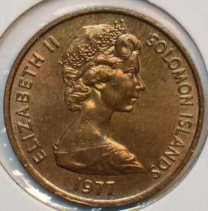 Solomon Islands 1977 2 Cents Eagle animal 190649 combine shipping