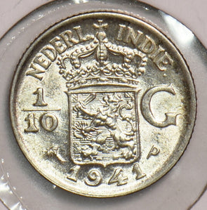 Netherlands East Indies 1941 P 1/10 Gulden 199186 combine shipping