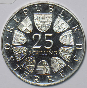 Austria 1967 25 Schilling 250th Anniversary of Maria Theresia's Birth 240227 com