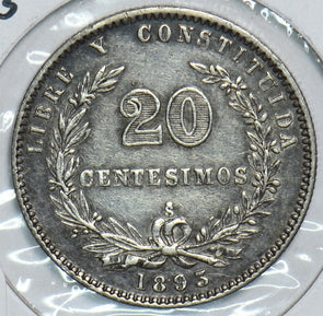 Uruguay 1893 20 Centesimos 240989 combine shipping