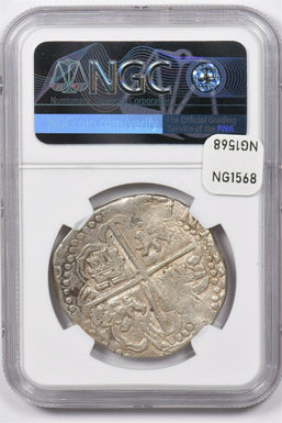 Bolivia 1622 -24 P T 8 Reales silver NGC AU58 PHILIP IV 26.94g NG1568 combine sh