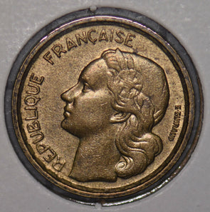 France 1952 10 Francs Rooster animal  900456 combine shipping