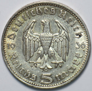 Germany 1936 5 Mark Eagle animal 240143 combine shipping