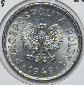 Poland 1949 Zloty Imperial eagle animal  901914 combine shipping