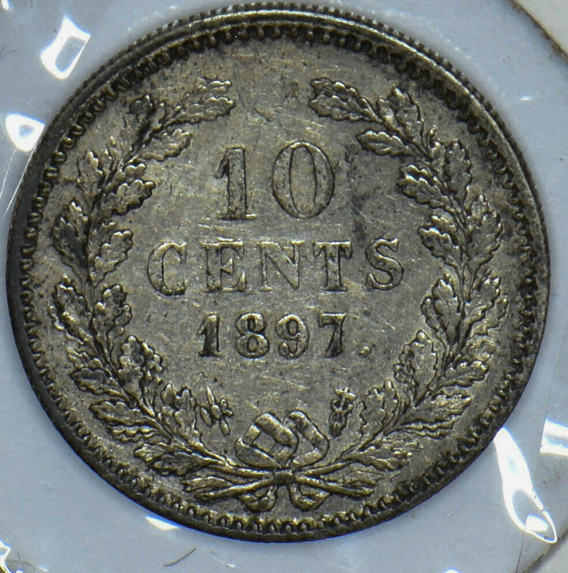 Netherlands 1897 10 Cents 150435 combine shipping