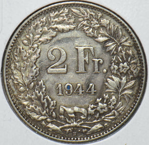 Switzerland 1944 2 Francs 194646 combine shipping