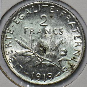 France 1919 2 Francs 294181 combine shipping