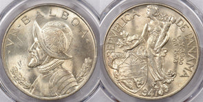 Panama 1947 Balboa PCGS MS 64 PC1438 combine shipping