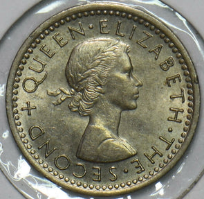 New Zealand 1961 3 Pence 196462 combine shipping