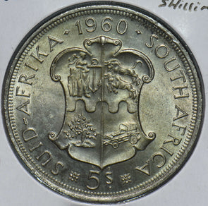 South Africa 1960 5 Shillings Bull animal 292451 combine shipping