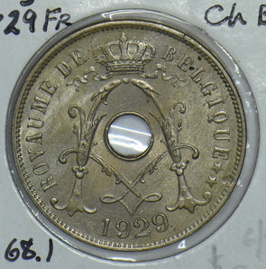 Belgium 1929 25 Centimes 290865 combine shipping
